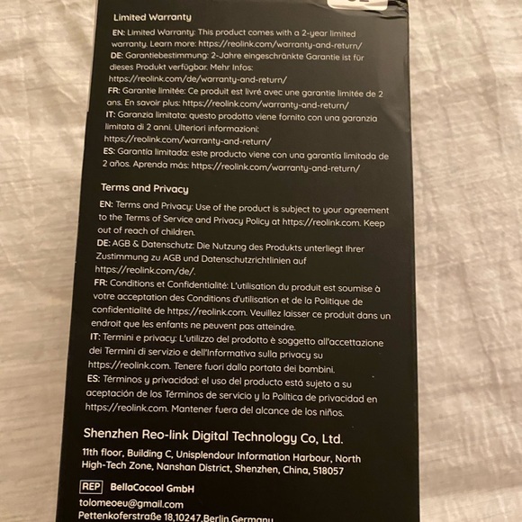 Reolink E1 Camera - Picture 2 of 3